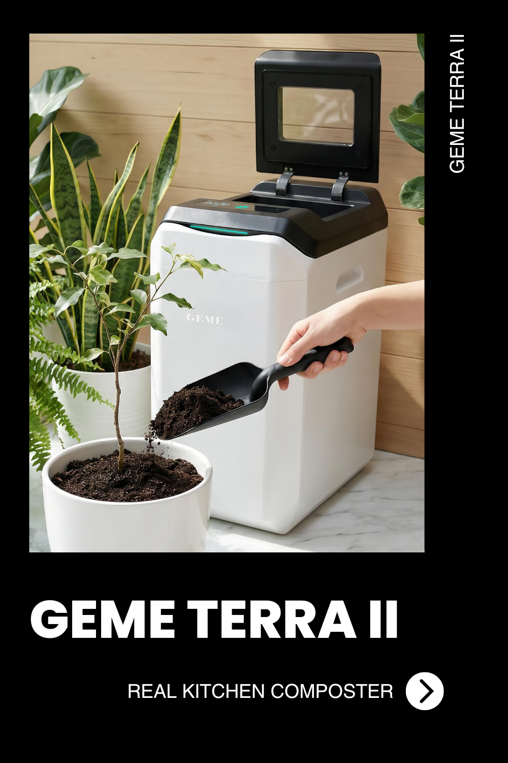 GEME Terra 2: The Real Electric Kitchen Composter